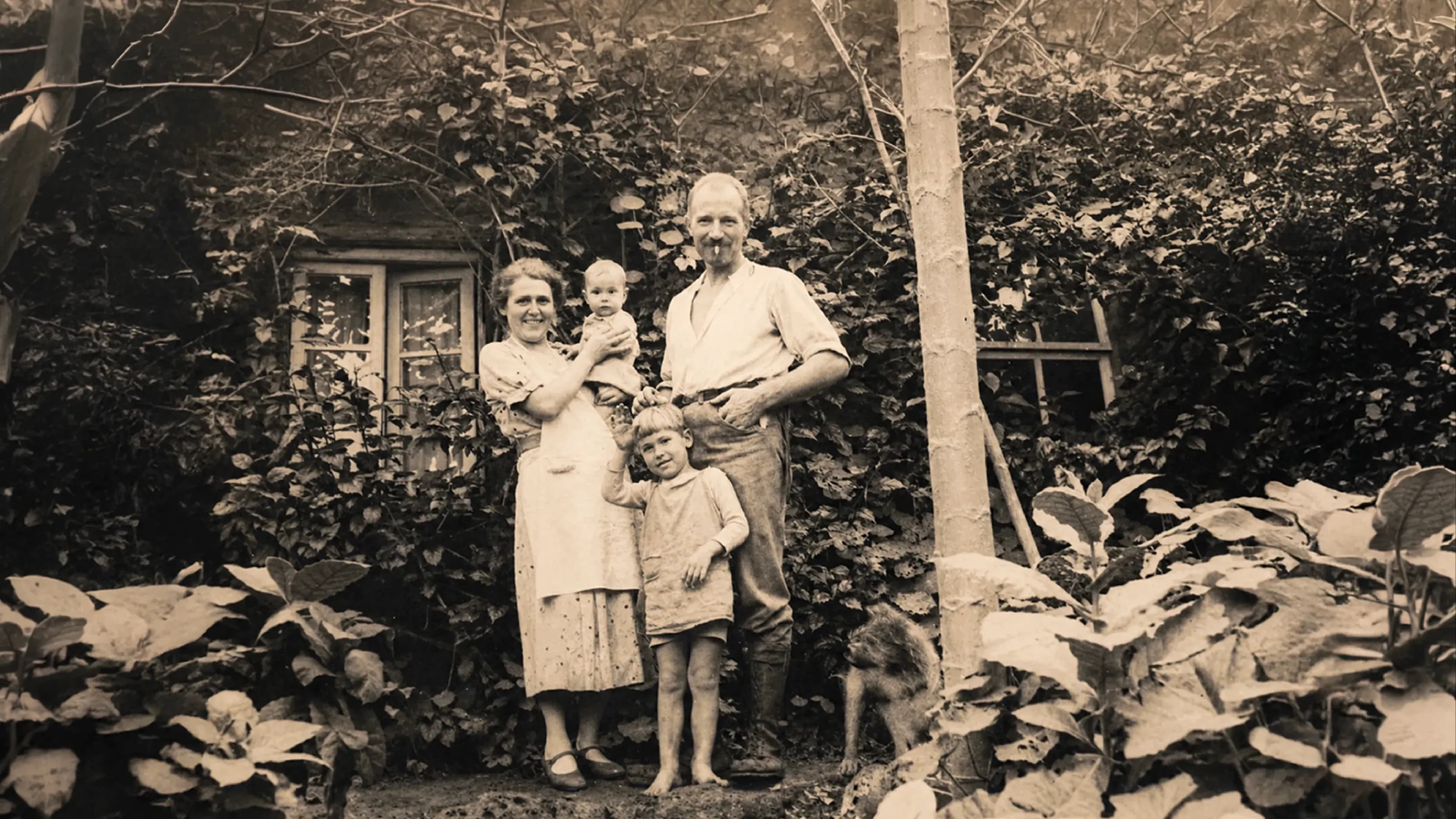 The Wittmer family on Floreana Island in the Galapagos
